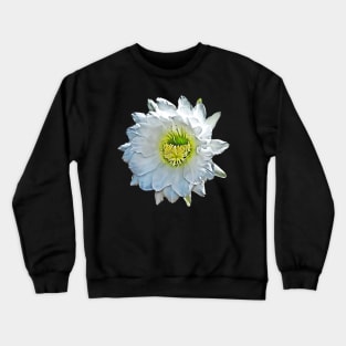 Arizona State Flower Saguaro Cactus Blossom Pattern Crewneck Sweatshirt